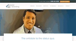 Desktop Screenshot of dentalbranding.com